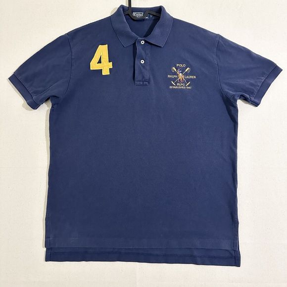 Vintage Polo Ralph Lauren Men's Polo Crest Shirt  Size Large - Picture 1 of 8